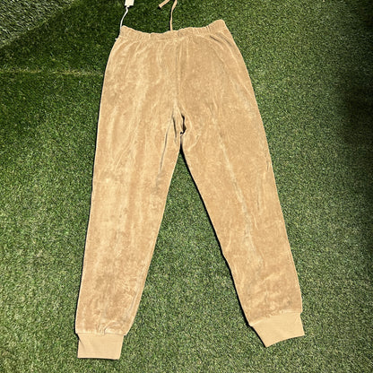 Fear of God FOG Essentials Oak Velour Pants Size Medium NEW x13321