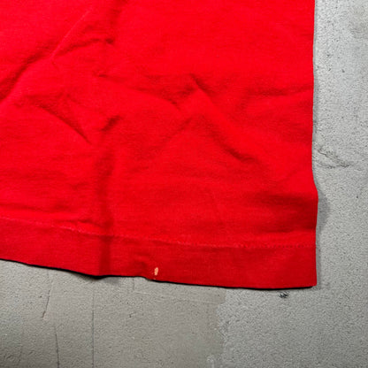 1993 Chiacgo Bulls 3 Peat Eastern Champs Red Tee Size XL USED v17808
