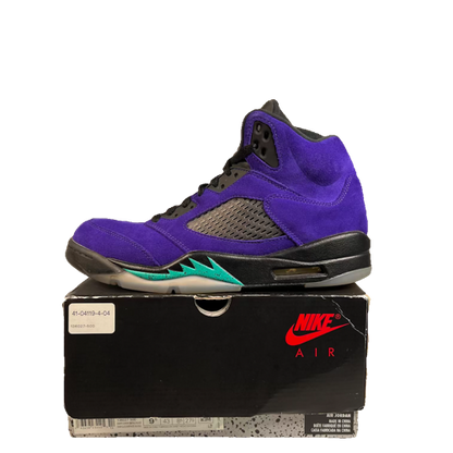 Jordan 5 Alternate Grape (2020) Size 9.5 USED s23653