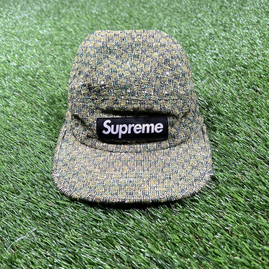 Supreme Bright Tweed Camp Cap (2012) USED x14798