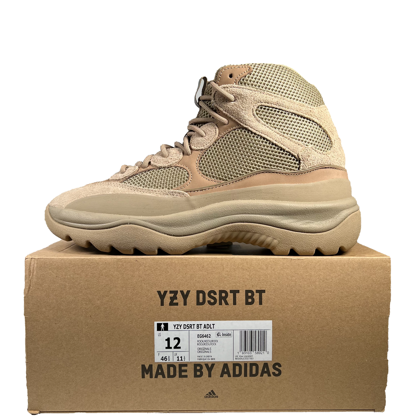 Yeezy Desert Boot Rock (2019) Size 12 NEW s20488