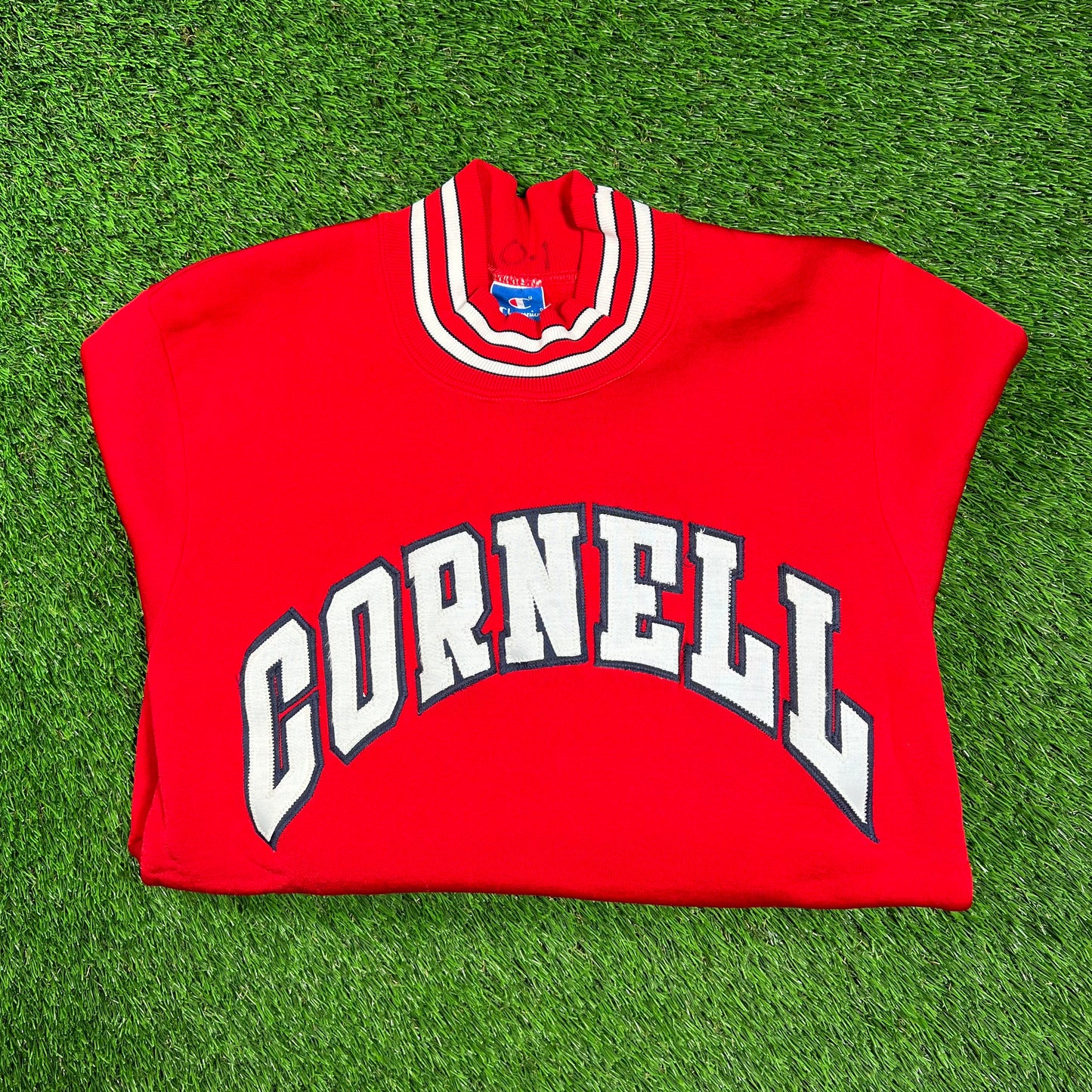 1980s Champion Cornell Red College Crewneck Size Medium USED v18425