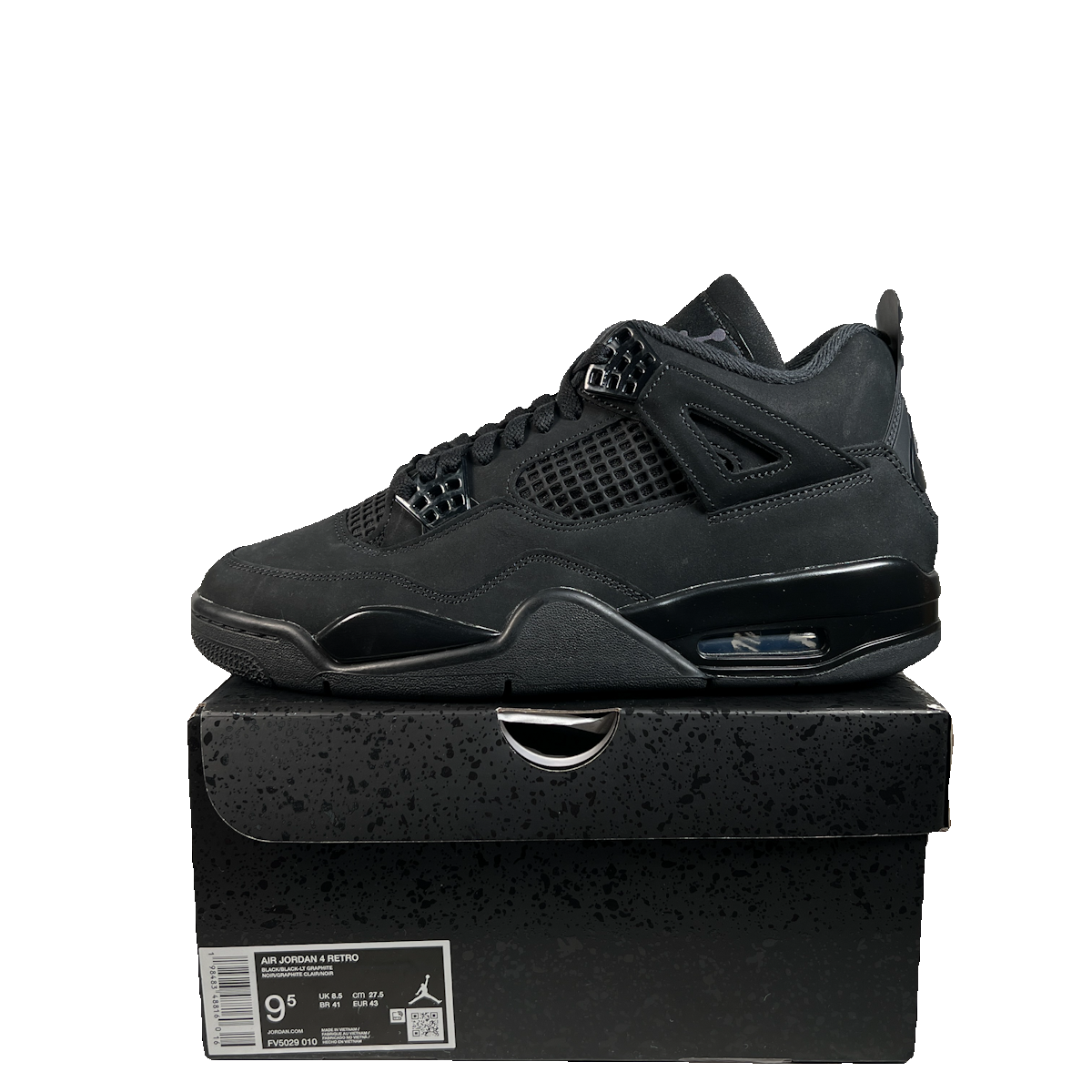 Jordan 4 Black Cat (2025) Size 9.5 NEW s22597