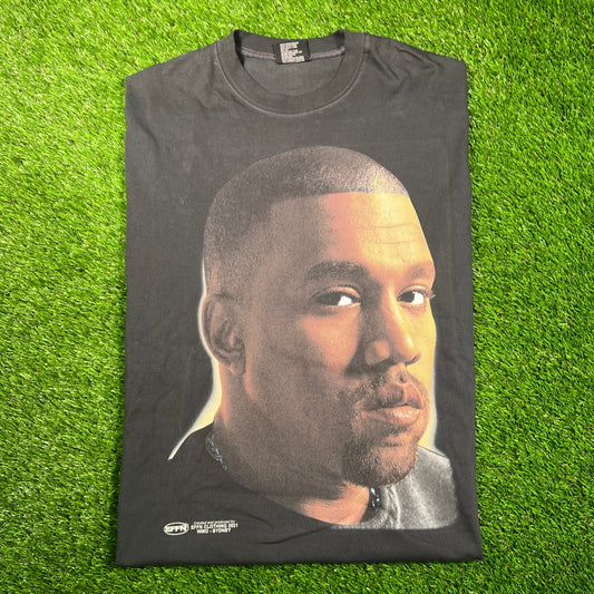Kanye West Effn Rap Style Donda Black Tee Size Medium USED x16803