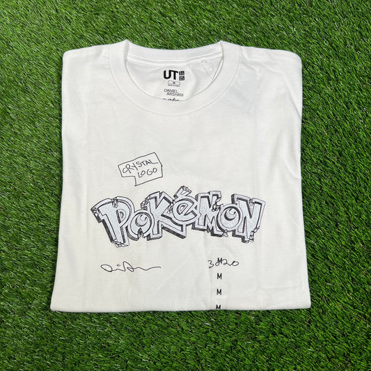 Uniqlo Daniel Arsham Pokemon White Tee Size Medium NEW x14416