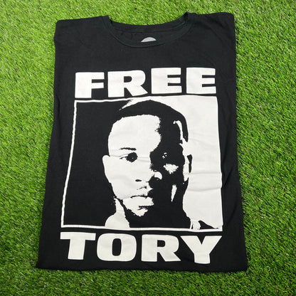 Free Tory Lanes Black Tee Size XXL USED v16961