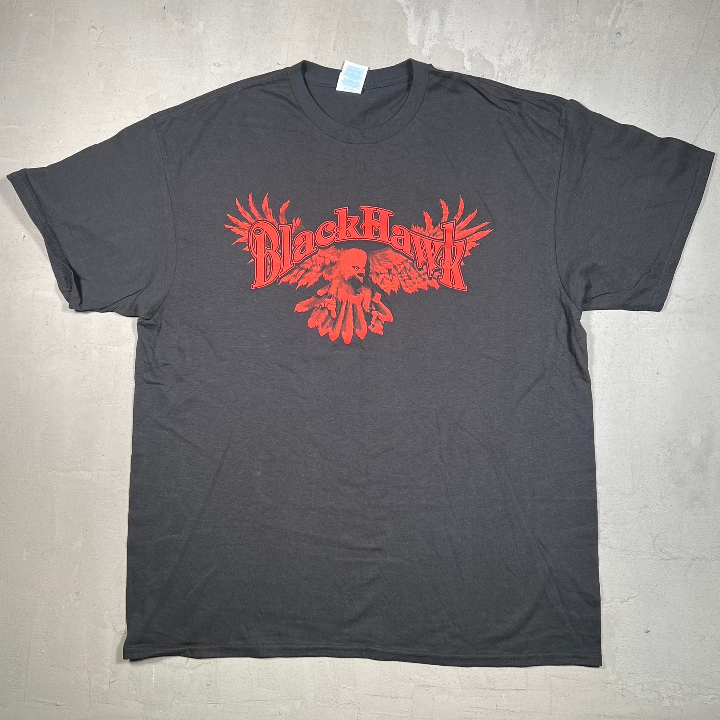 Blackhawk Goodbye Says It All Black Tee Size XL USED v19207
