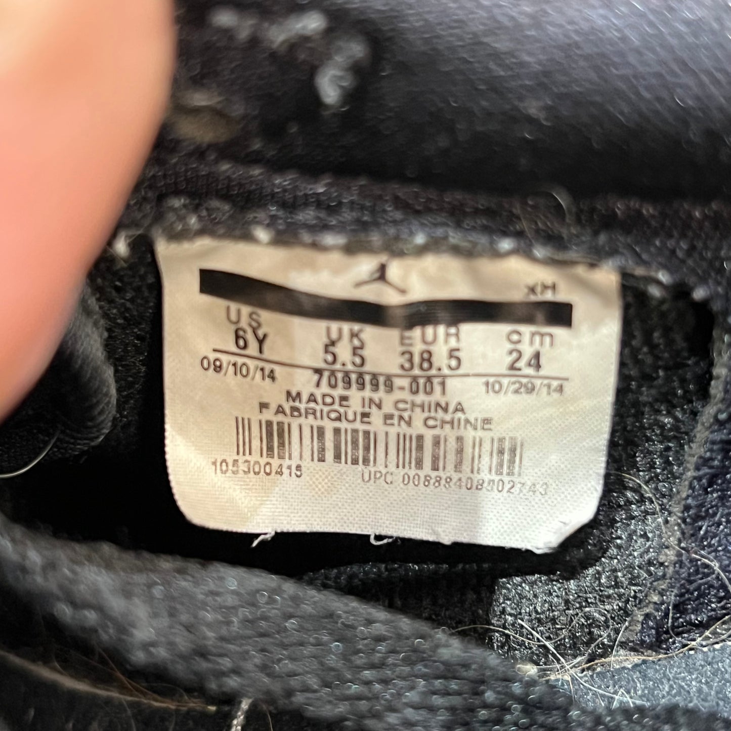 Jordan 1 Low Bred (2015) Size 6y USED s18580