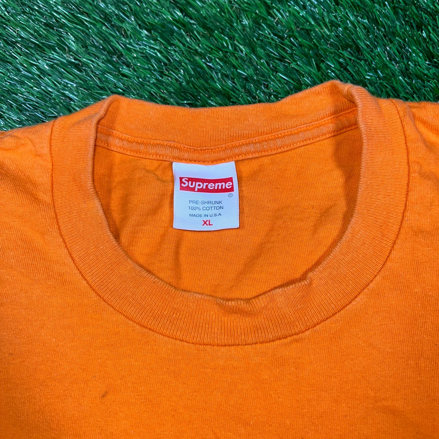 Supreme Orange Est. 1994 Shop Tee (2021) Size XL USED x15805