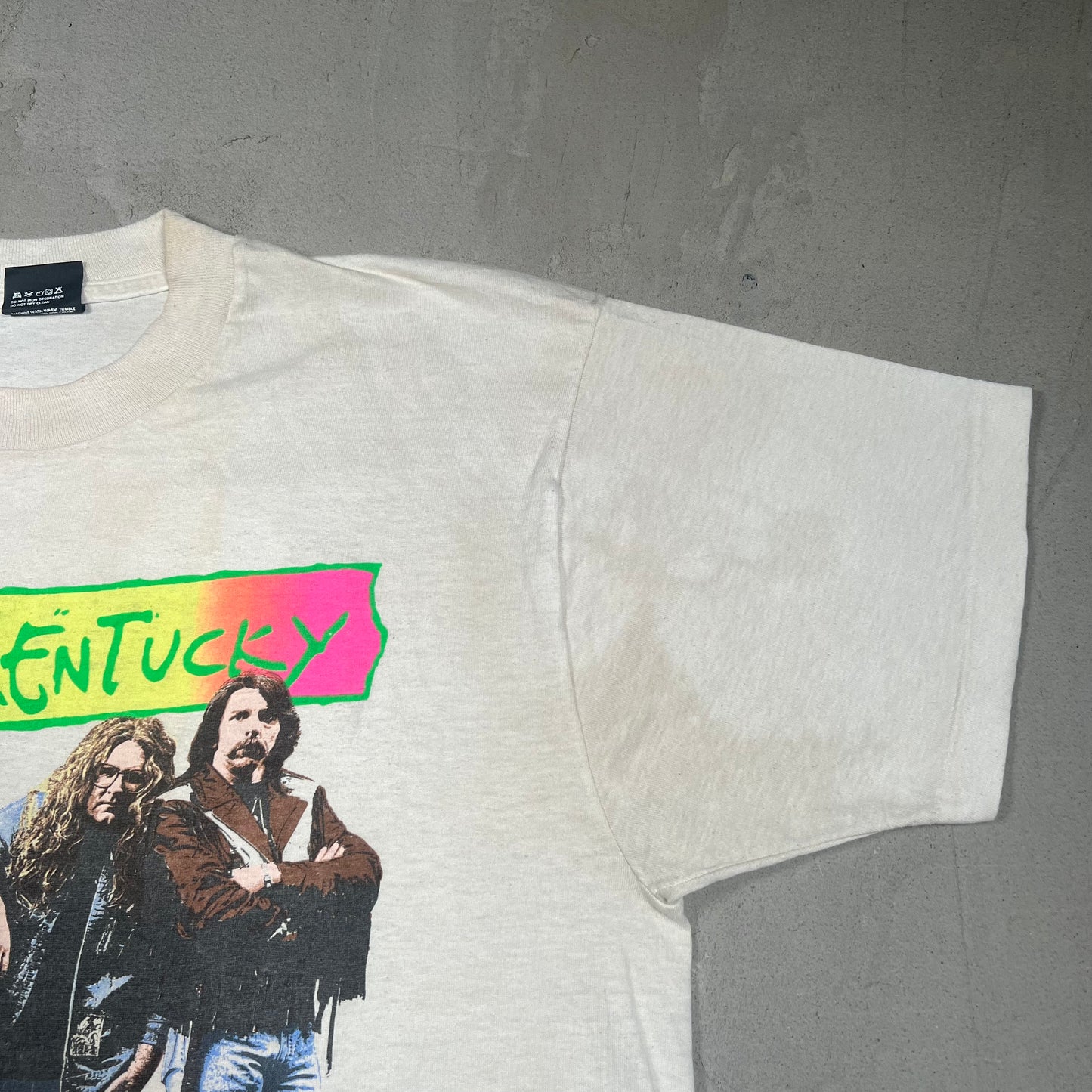 1990 The Kentucky Headhunters White Tee Size XL USED v19179