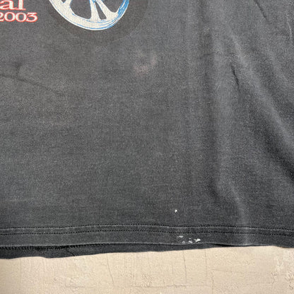 2003 Bike Week Delmarva Black Tee Size 3XL USED v19410