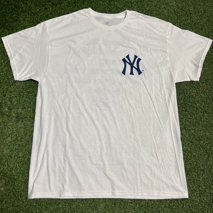 Eric Emanuel Yankees "All I Got" White Tee Size XL NEW x13776