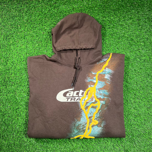 Travis Scott Cactus Trails Brown Hoodie Size XL USED x16342