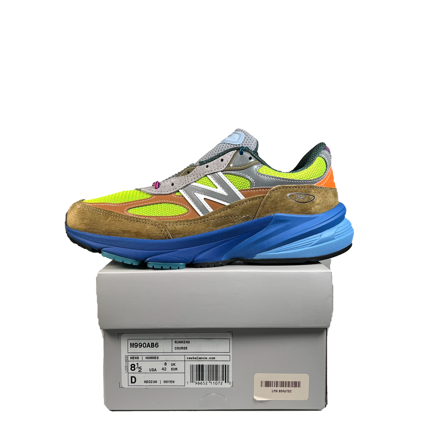 New Balance 990v6 Action Bronson Baklava (2023) Size 8.5 NEW s21396
