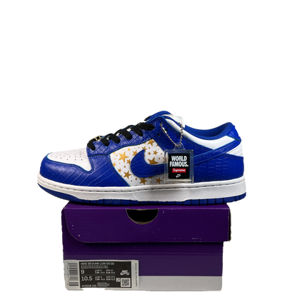 Nike SB Dunk Low Supreme Stars Hyper Royal (2021) Size 9 NEW s22382