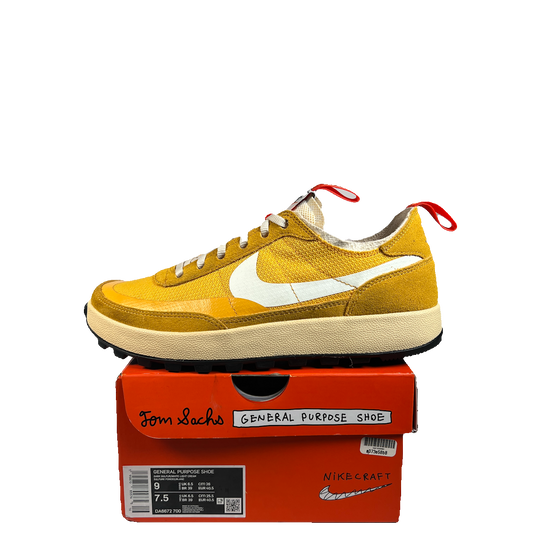 Nike General Purpose Tom Sachs Archive Dark Sulfur (2022) Size 7.5 USED s23095