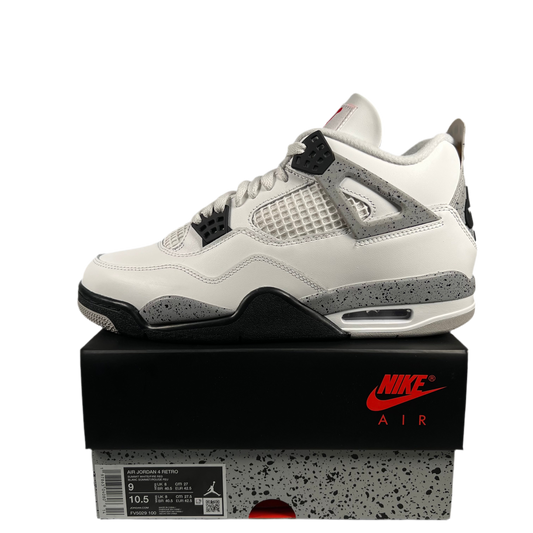 Jordan 4 White Cement (2025) Size 9 USED s18875