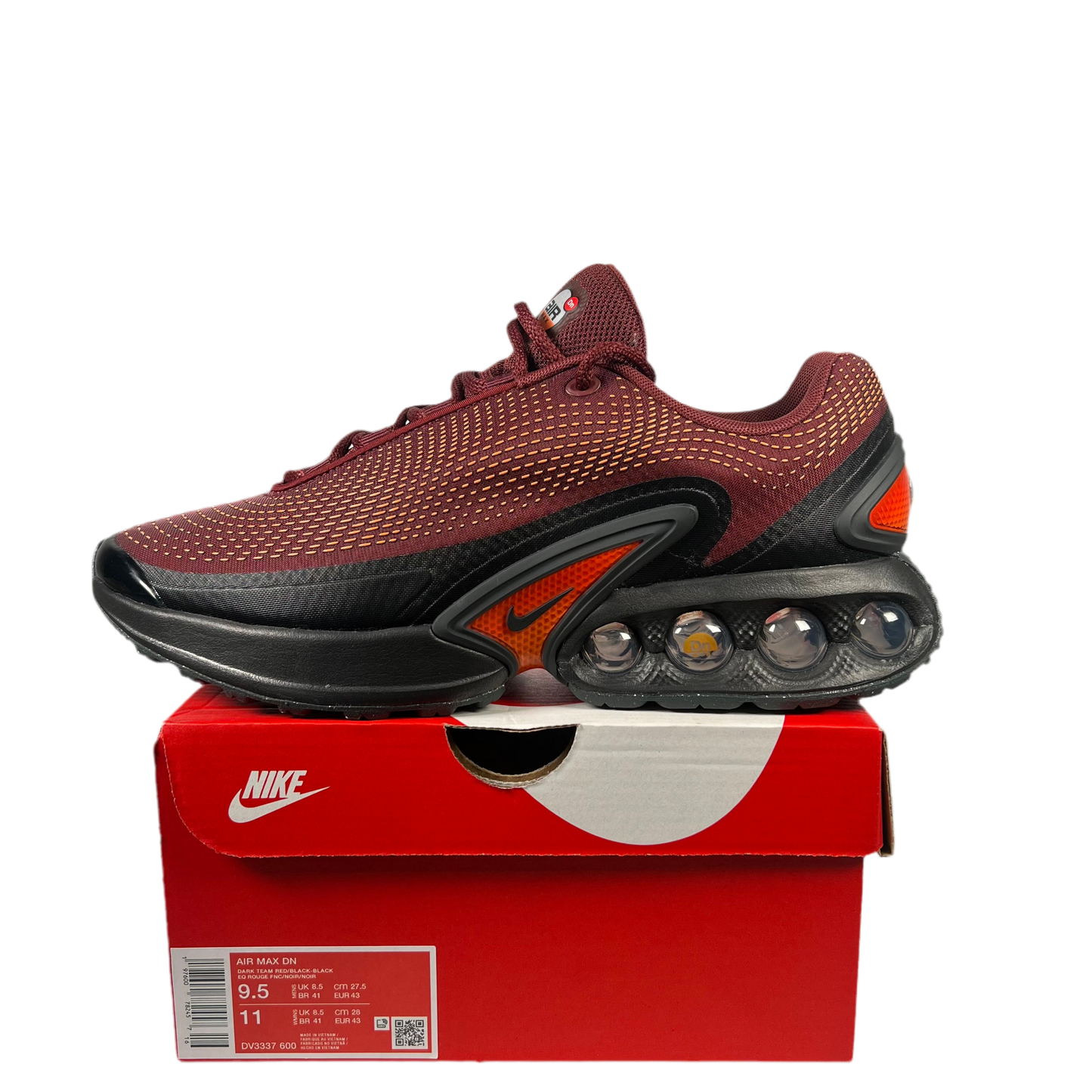 Nike Air Max DN Team Red Black Gold (2024) Size 9.5 NEW s18101