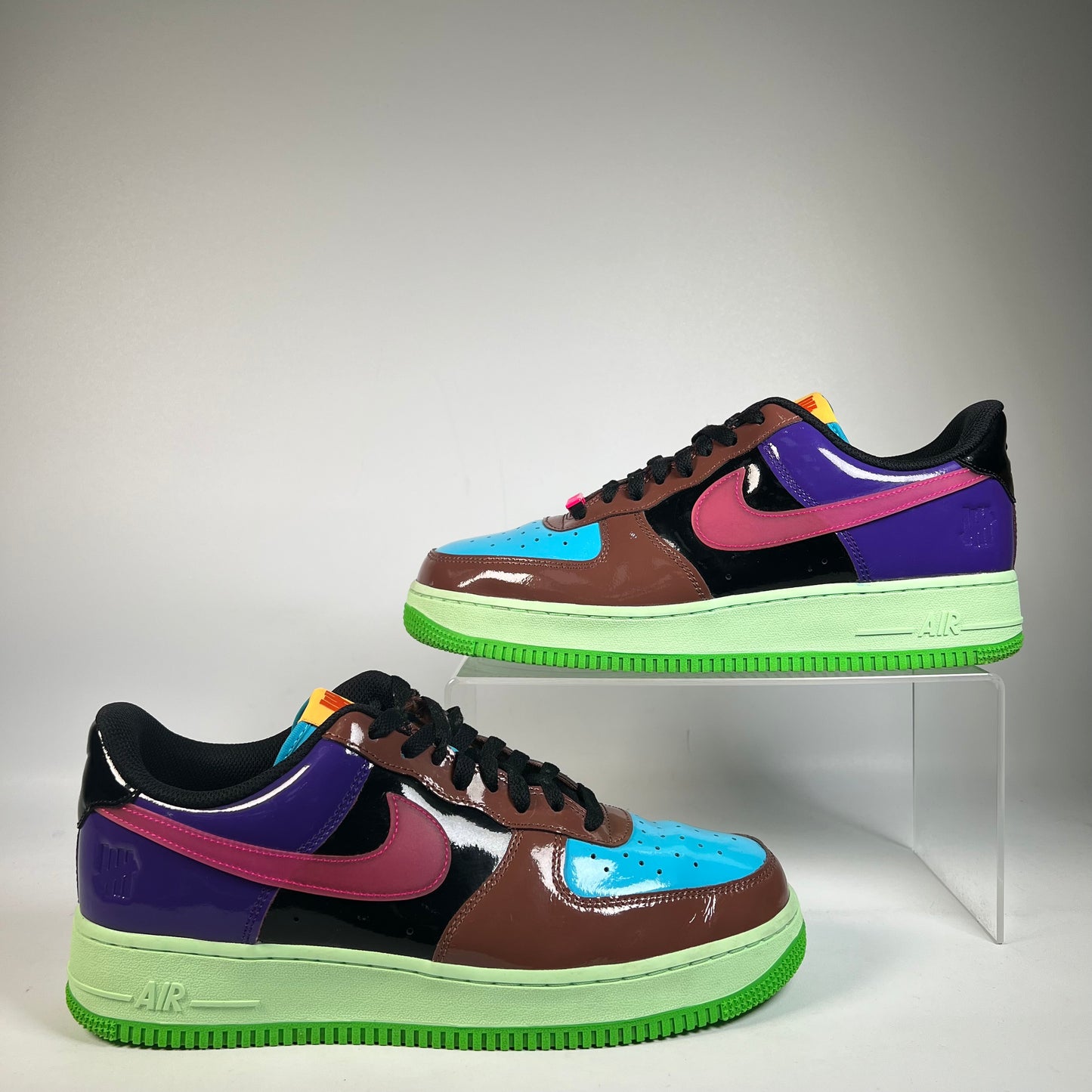 Nike Air Force 1 Undefeated Multi Patent Pink Prime (2022) Size 10.5 USED s21160