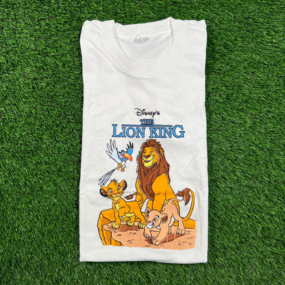 Disneys Kids The Lion King White Tee Size Small (Kids) USED v18433