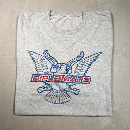 Y2K Diplomats Whats Really Good Grey Longsleeve Size XL USED v18332