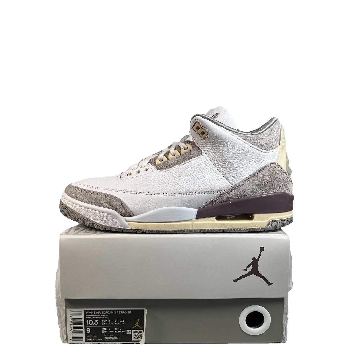 Jordan 3 A Ma Maniere (2021) Size 9M/10.5W NEW s21124