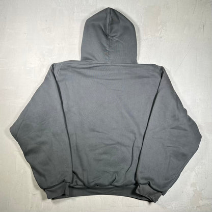 Yeezy Gap Dark Grey Double Lined Hoodie Size XL USED