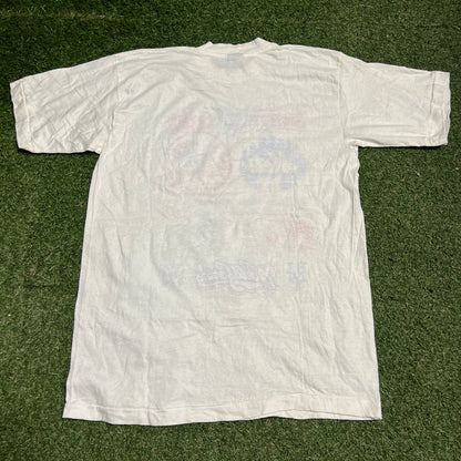 2000 Subway Series White Tee Size Large USED v16309