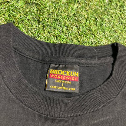 1995 Rolling Stones "Voodoo" North American Tour Black Tee Size Large USED v16119