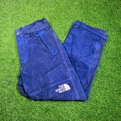 Supreme The North Face Suede Mountain Blue Pants (2023) Size Small USED x16729