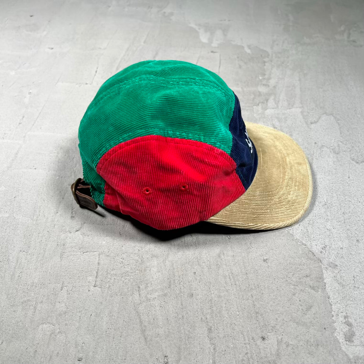 Supreme Corduroy Multicolor Camp Cap Hat (2023) USED x18556