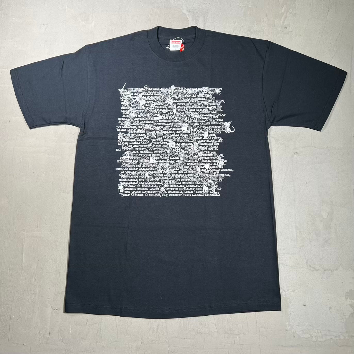 Supreme Big L Ebonics Black Tee (2002) Size Large NEW x18542