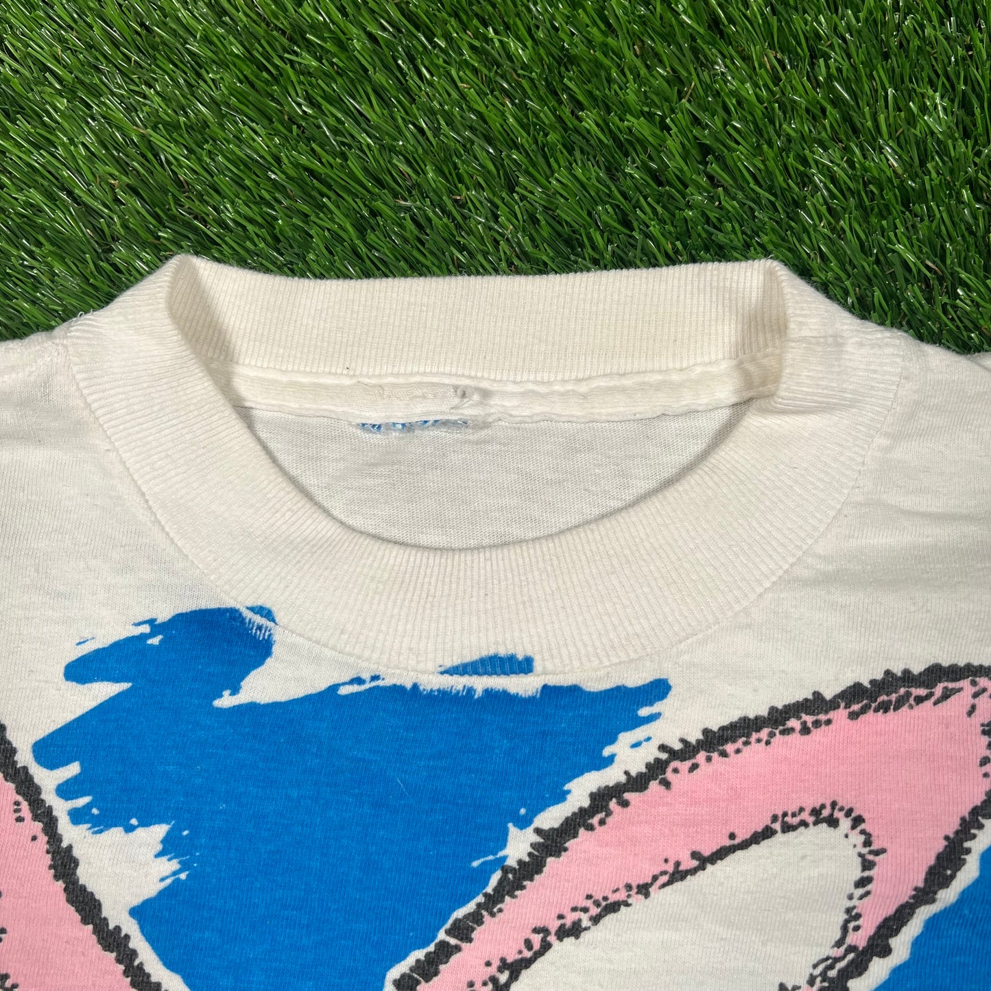 1993 Energizer Bunny AOP White Tee Size Medium USED v18727