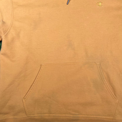 Champion Sitich Logo Yellow Hoodie Size XL USED v17408