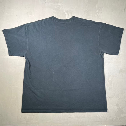 2005 Nike Mets Baseball Club Washed Black Tee Size XXL USED v20412