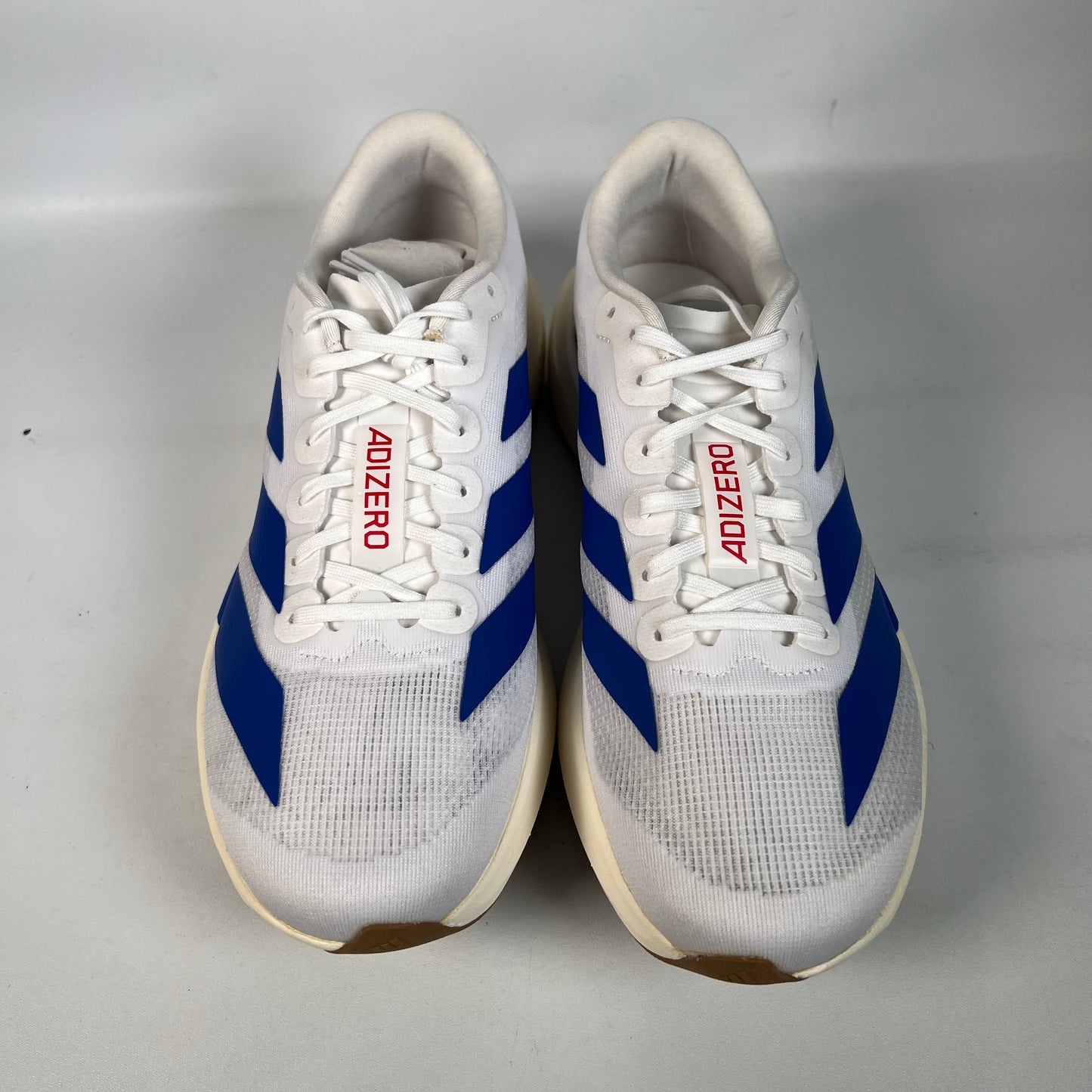 Adidas Adizero Evo SL White Royal Blue (2025) Size 9 NEW s22540