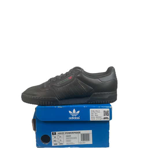 Yeezy Powerphase Calabasas Core Black (2018) Size 8 NEW s21896