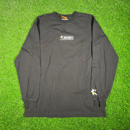 Y2K And1 Black Humor Longsleeve Size XL USED v17490