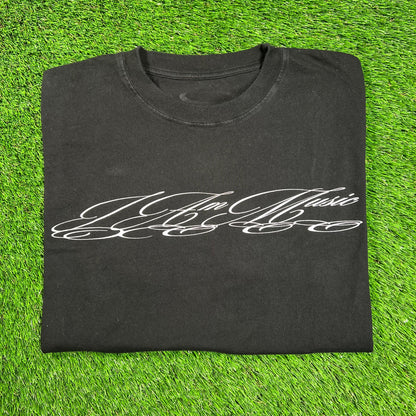 Playboi Carti I Am Music Curisve Black Tee Size Large USED x16301
