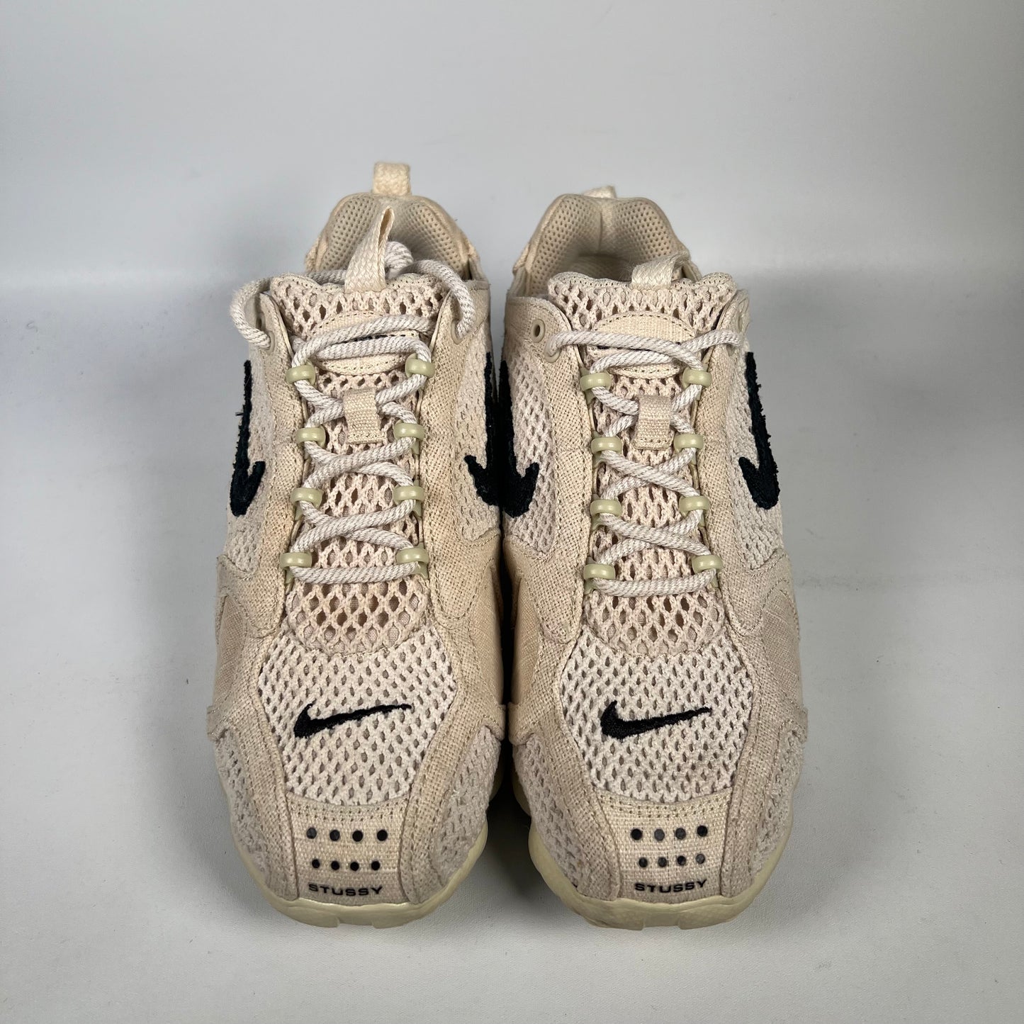 Nike air zoom spiridon cage 2 stussy fossil Size 8.5 USED s11781