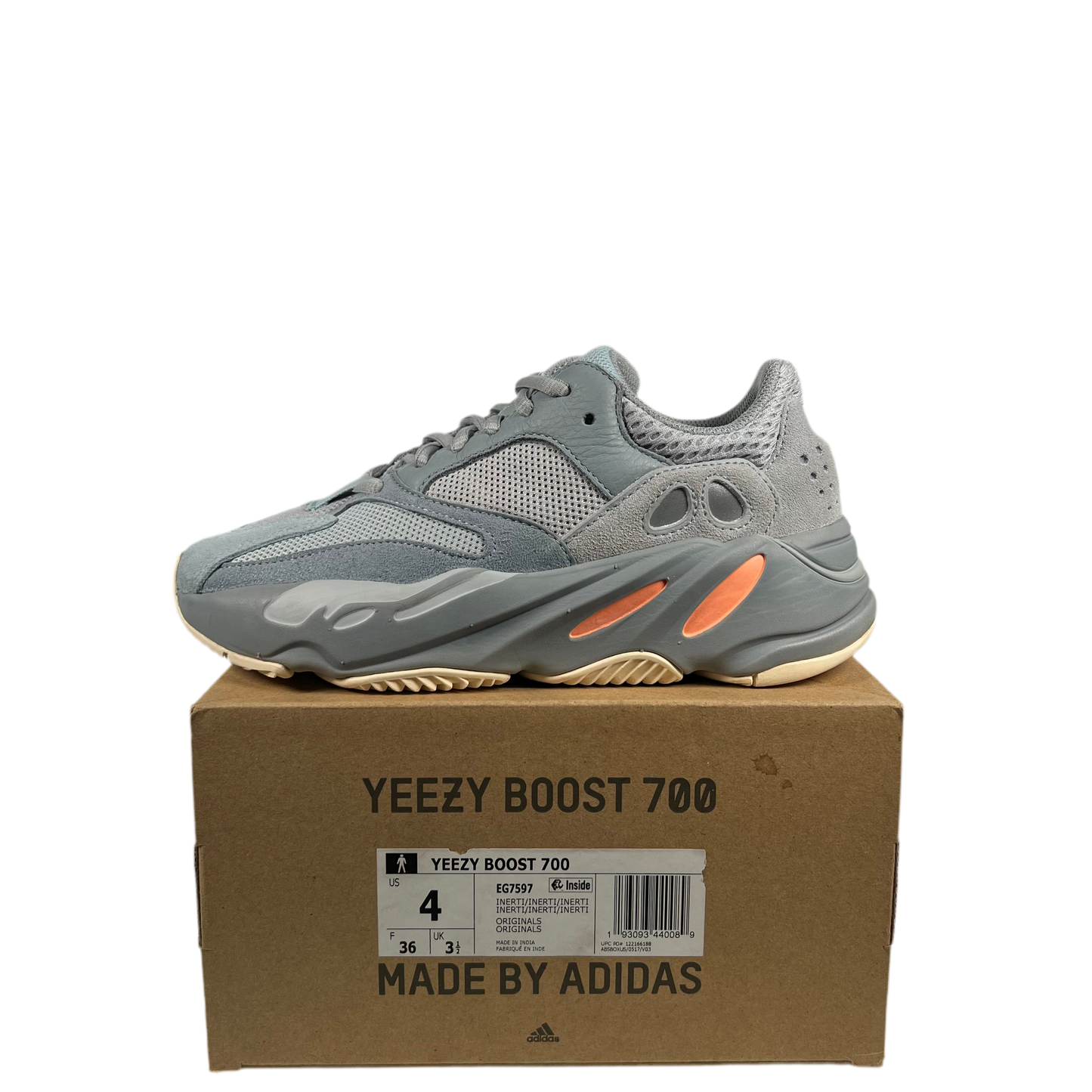 Yeezy 700 Inertia (2019) Size 4 USED s18817