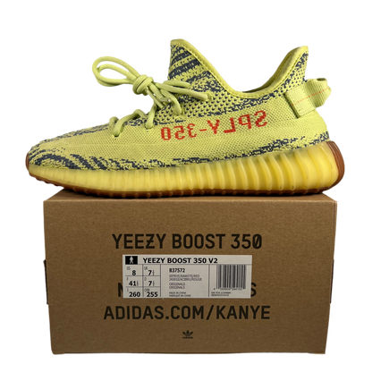 Yeezy Boost 350 v2 Semi Frozen Yellow Size 8 USED s17363