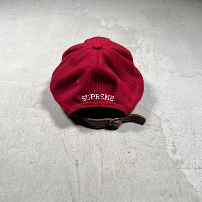 Supreme Loro Piana S Logo Burgundy Hat (2021) USED x18380