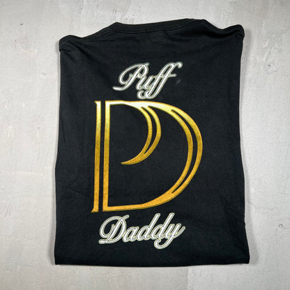1997 Puffy Daddy Big D Black Tee Size XL USED v15437