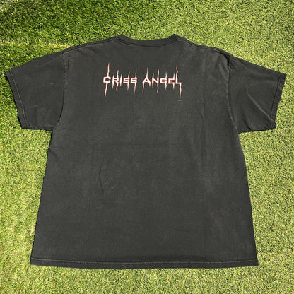 2004 Criss Angel Black Art Tee Size XL USED v16413