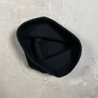 GreedyUnit Multi Tag Black Beanie USED x18947