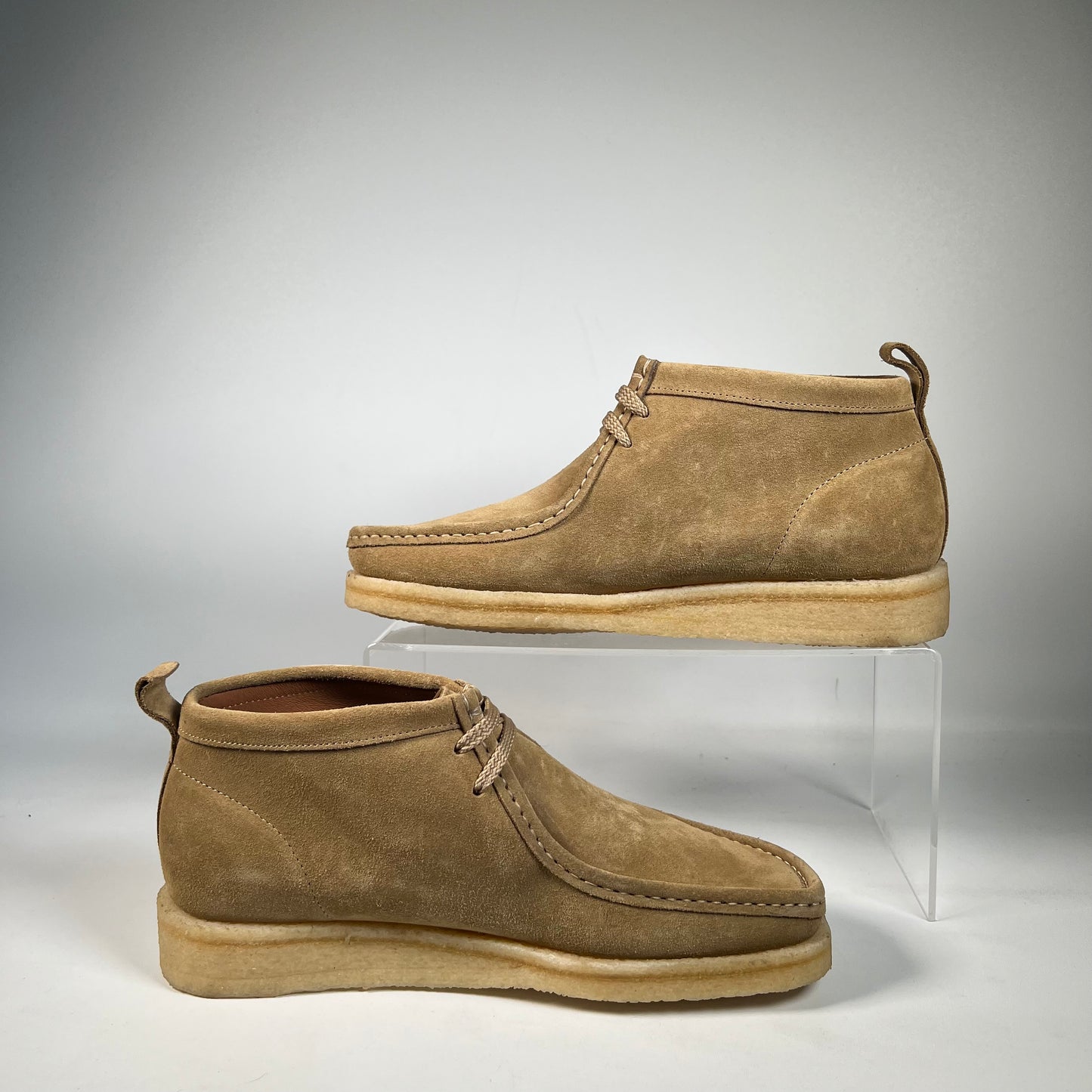 Padmore & Barnes Wallabee Boots Size 7.5 USED s22338