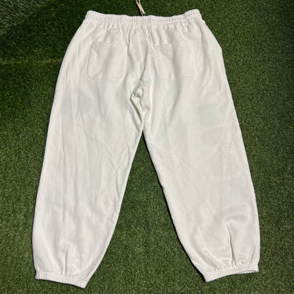 Vale Valley Dreams Sports Dept White Sweatpants Size XL USED x14140