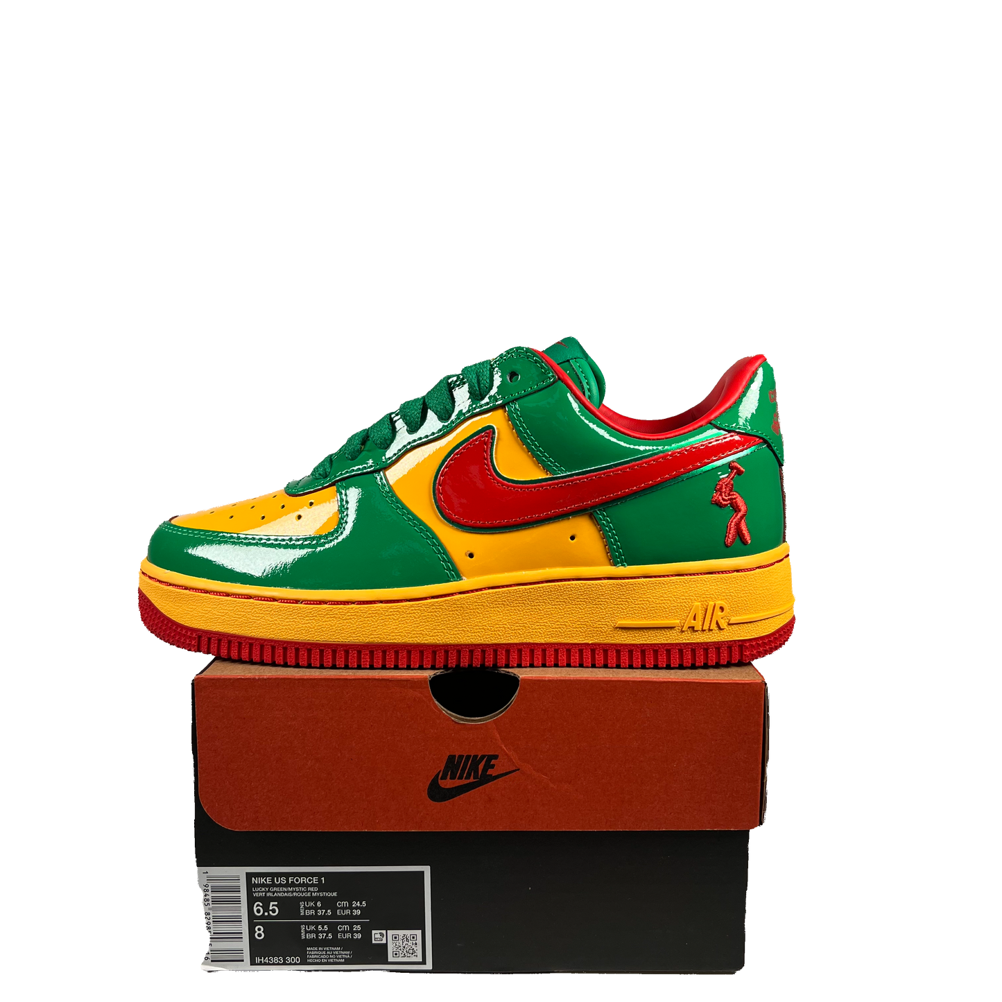 Nike Air Fore 1 Lil Yachty Concrete Boys Lucky Green (2025) Size 6.5 NEW s20100