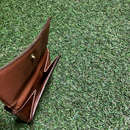 1990s Louis Vuitton Monogram Porte Monnaie Billets Trifold Brown Wallet USED x14064